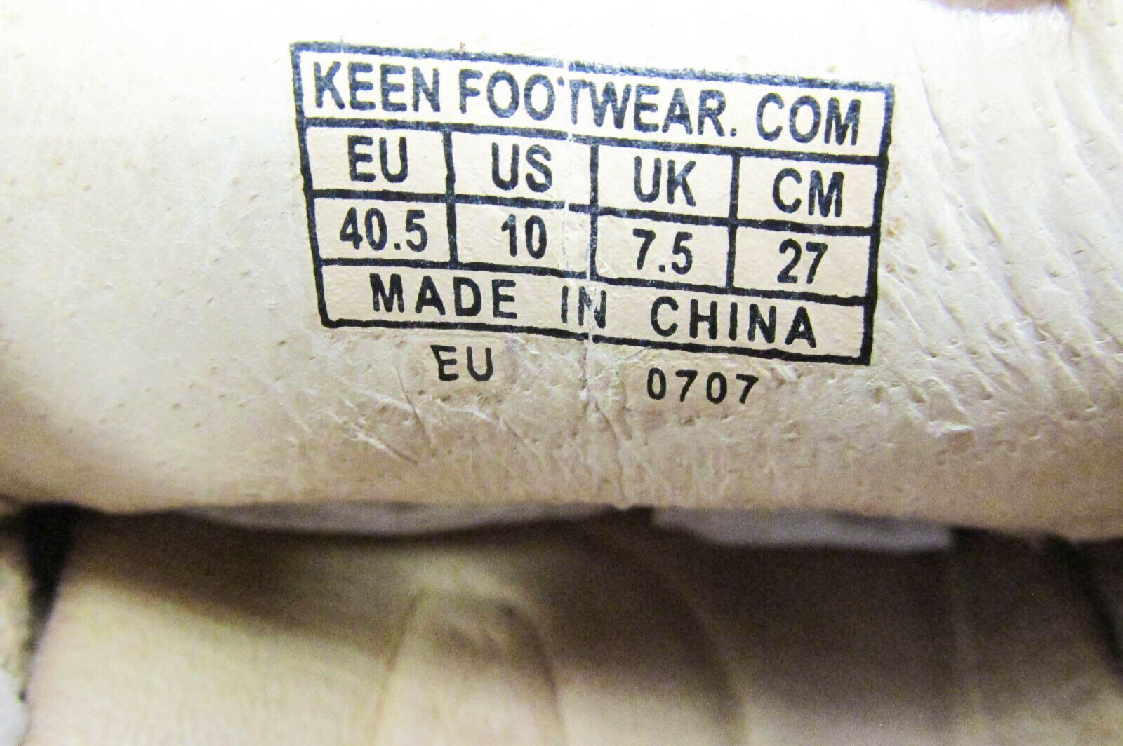 Keen scarpa donna Presidio taglia 10M marrone atletica moda sneaker usata xq