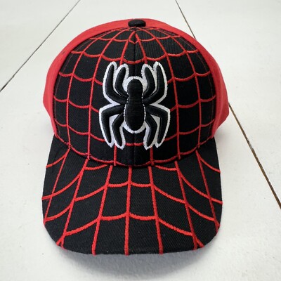 Red Black Spider-Man Hat Strapback Adjustable Infant Baby Boys