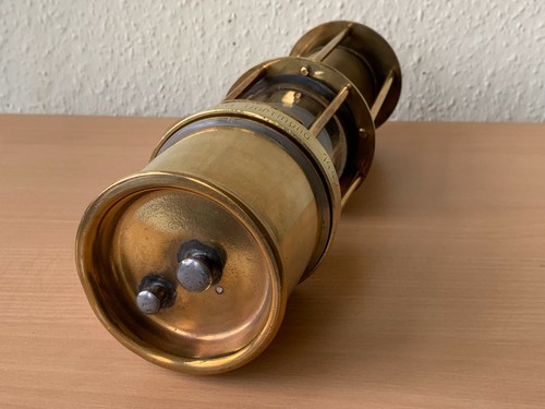 Alte Grubenlampe / Benzin-Wetterlampe, CEAG, Typ 1442, Messing - 第 12/12 張圖片