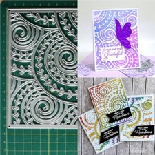 Background Metal Cutting Dies Scrapbooking Paper Crafts Embossing Stencil Cut