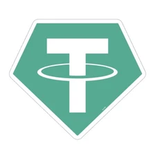 Tether USDT Crypto Sticker - Car Truck Window vinyl Decal Cryptocurrency CL1005