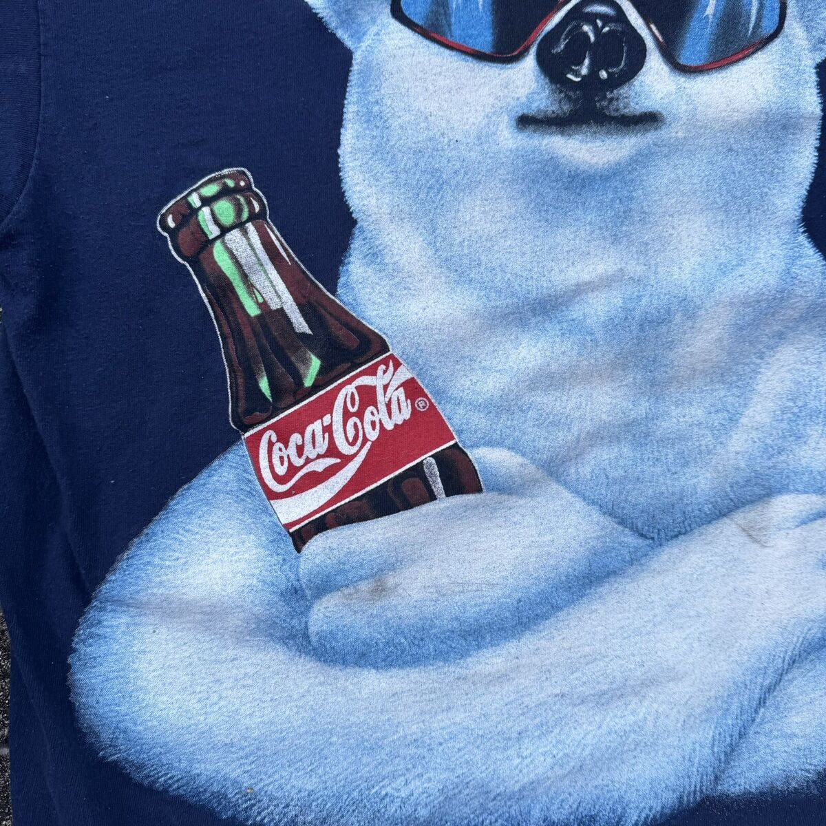 Coke Coca Cola Polar Bear w Glasses 1994 T shirt EUC Vtg Coke Coca Cola Polar Bear w Glasses 1994 T shirt EUC Vtg