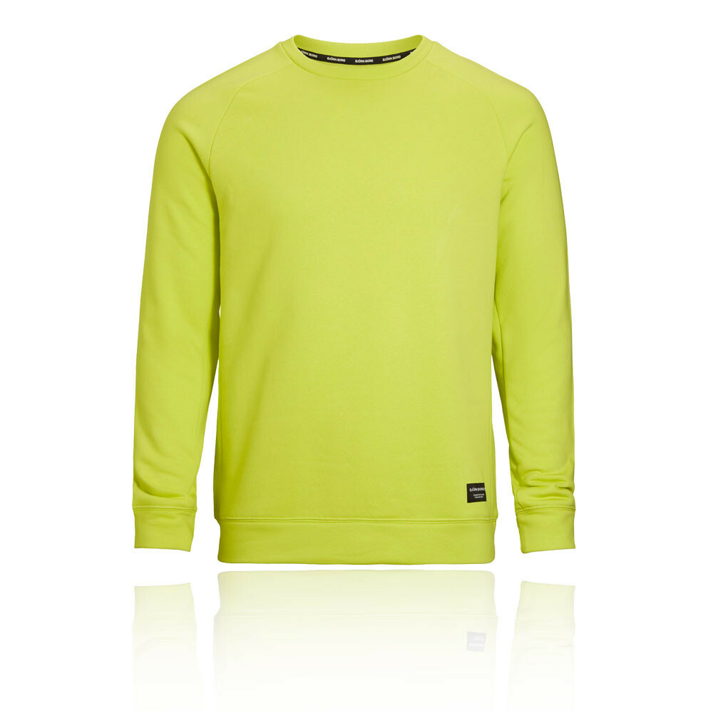 Bjorn Borg Uomo Centre Girocollo Top Giallo Sport Palestra Caldo Traspirante Bjorn Borg Uomo Centre Girocollo Top Giallo Sport Palestra Caldo Traspirante