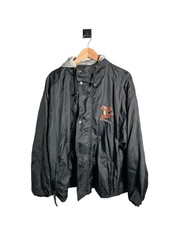 Vtg The Disney Store Tigger Jacket Womens Size L/xl Black Full Zip Embroidered
