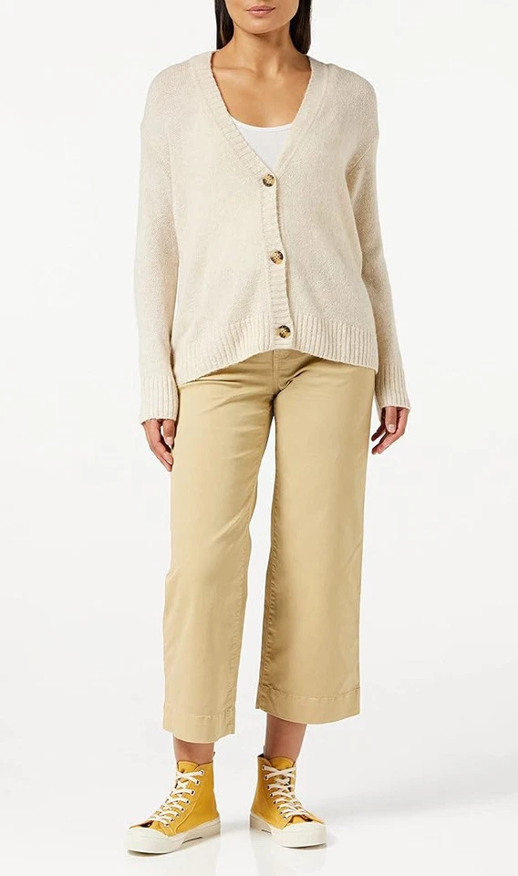 £45.00 • ESPIRIT • Cárdigan de lana natural 30% talla XXL/18-20 Reino Unido. Nuevo con etiquetas Foto 2 de 4