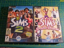 Lotto Stock di 2 Giochi PC The Sims 2 e The Sims Double Deluxe