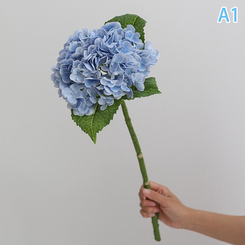 Artificial Hydrangea Real Touch Decoration Wedding Bouquet Flower Arrangement - Picture 13 of 20