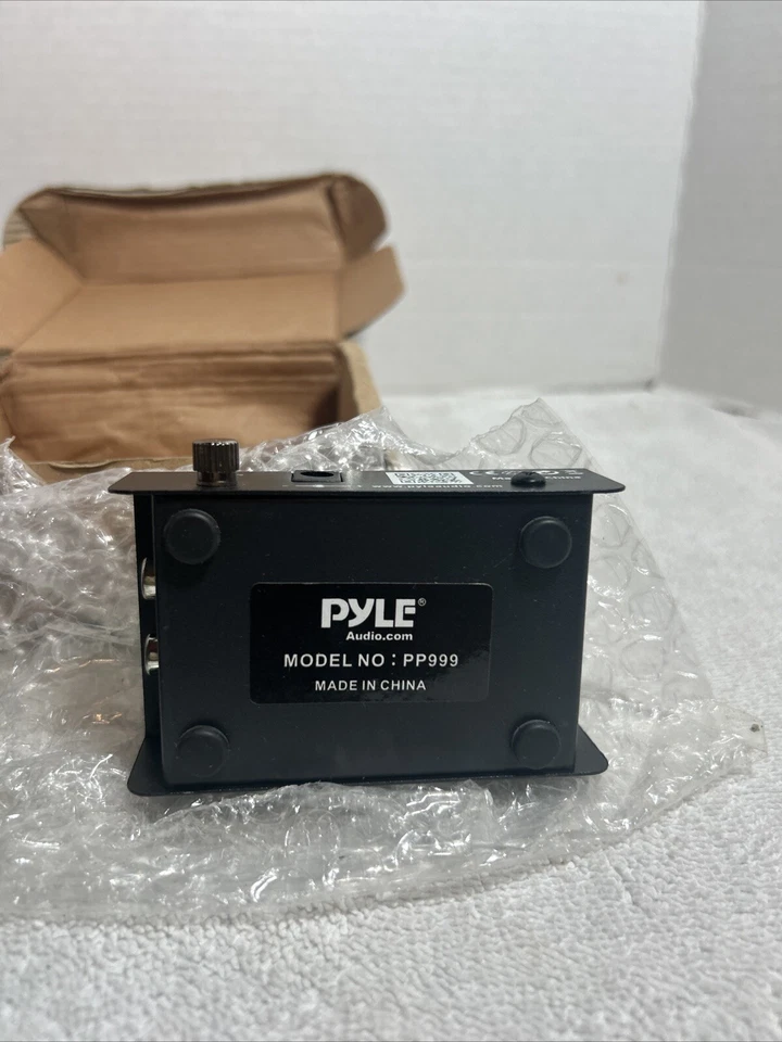 Pyle PP999 Ultra-Low Noise Phono Turntable Pre-Amplifier. Still In Bubble Wrap - Image 3 of 4