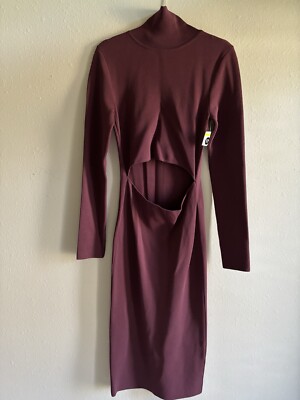 GAUGE81 Suno Long Sleeve Sweater Dress Merlot Size XL (40) NWOT | eBay