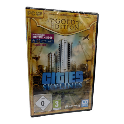 Cities Skylines Gold Edition PC Computer-Spiel - Neu sealed - CIB