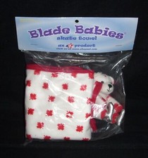 Blade Babies Ice Skate Towel Bear Red Canadian Maple Leaf Terry Cloth