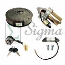 Electric Key Starter For Recoil Manual 5000 5500 6500 Watts 11/13HP Generator Electric Key Starter For Recoil Manual 5000 5500 6500 Watts 11/13HP Generator - Image 1