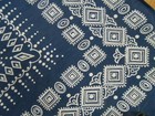 Vtg Antique Blue Fast Color Cotton Biker Bandana Hanky 20"