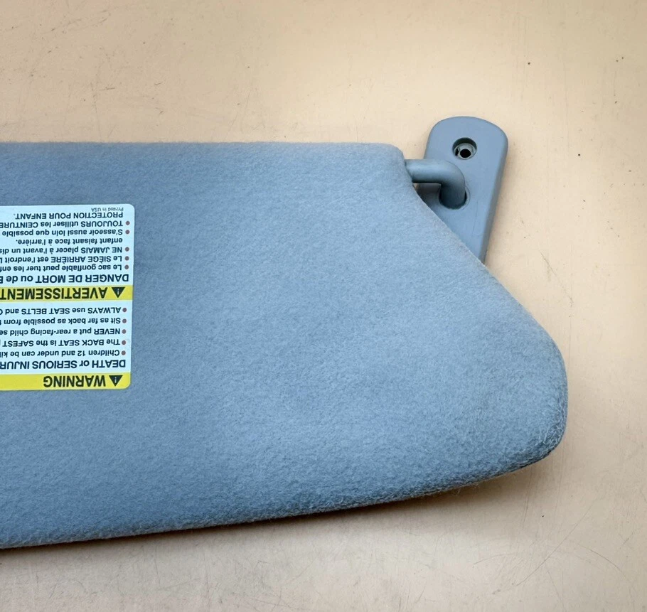 CHEVROLET COLORADO GMC CANYON PARASOL PARASOL LADO DEL CONDUCTOR IZQUIERDO GRIS 2004-2011 Foto 3 de 4