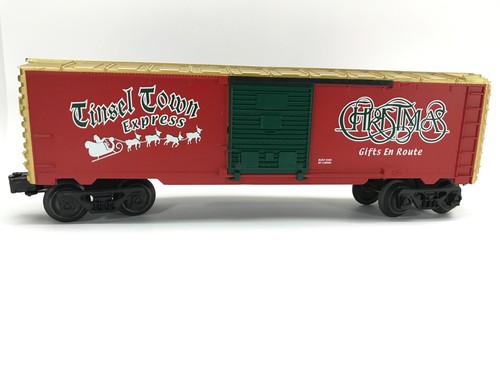 2000 Lionel Tinsel Town Express Boxcar Plays Christmas Music O-Scale MK130 - Picture 7 of 14
