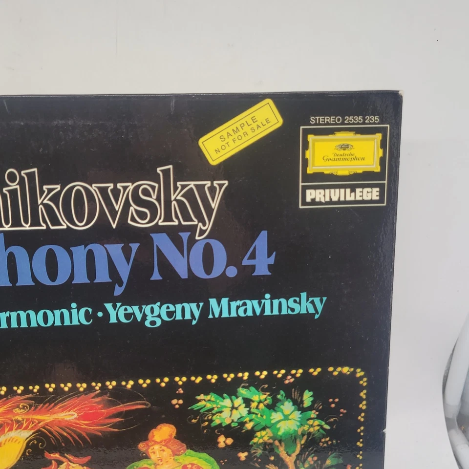 Tchaikovsky Symphony No. 4 DGG Record Album Vinyl Import LP - Image 3 of 4