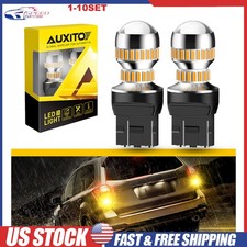 7443 7444 Amber Led Turn Signal Light Bulb Error Free Anti Hyper Flash 2-20x