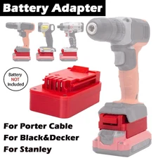 For Craftsman V20 20V Battery Adapter To for Black+Decker/for Stanley 20V Tools