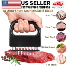 Stainless Steel Blade 48 Needles Beef Meat Tenderizer Kitchen Meat Cooking Tool