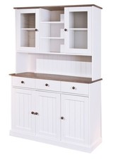 MOBILE SOGGIORNO CREDENZA WESTERLAND 5ANTE+3CASSETTI 131x45x181H PINO MASSELLO V