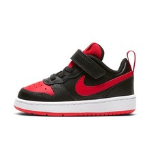 Nike Court Borough Low 2 'Bred' TD , Black/ Red/ White - Size 4C - NIB