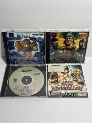 Age of Empires II Age of Kings and Conquerors Expansion Age Of Kings PC Lot (4)