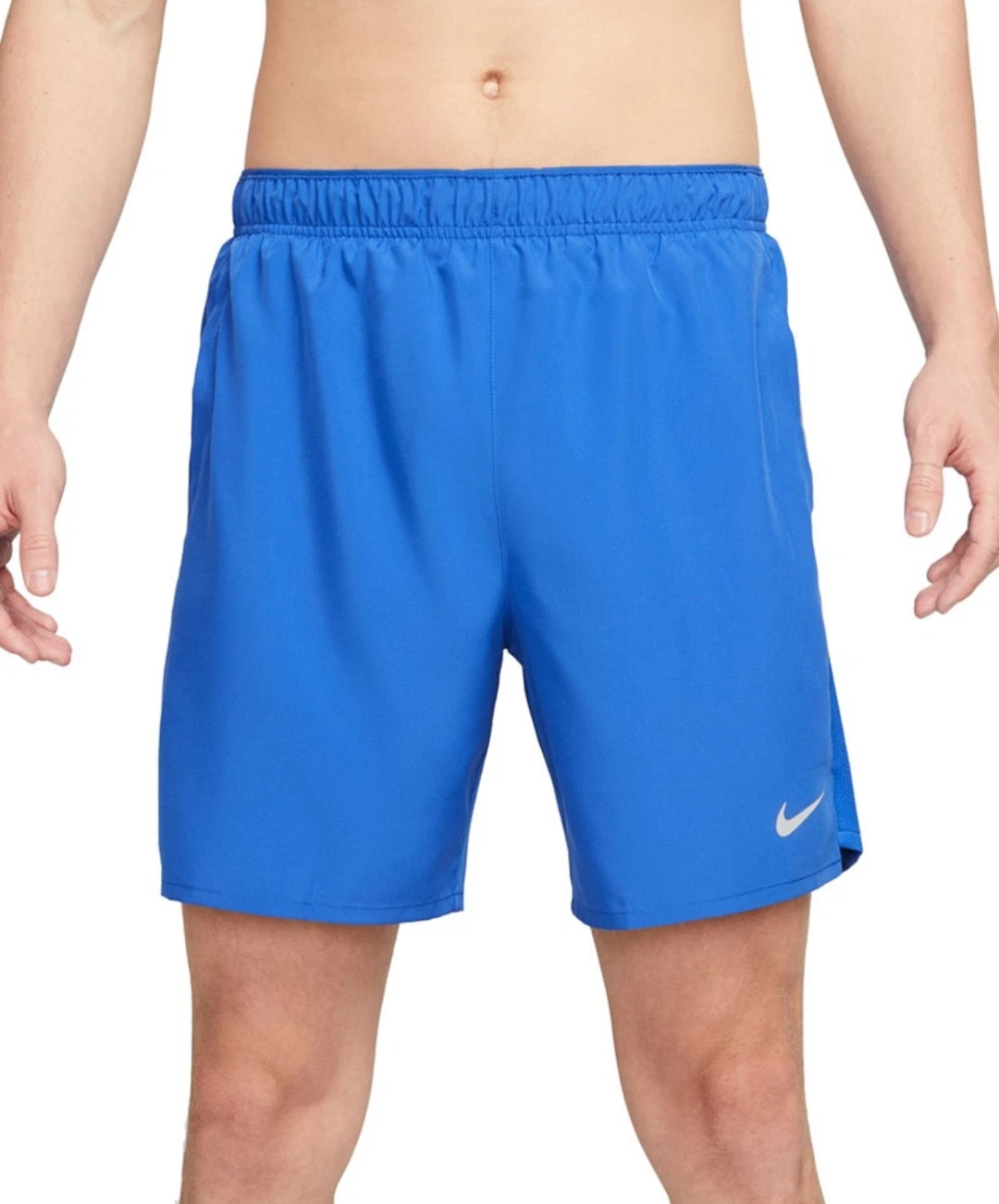 Nike Men's Dri-FIT Challenger Brief-Lined Running Shorts 7" Royal Blue