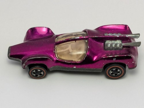 Vintage Original 1969 Hot Wheels Redline Mantis Magenta USA - Picture 6 of 8
