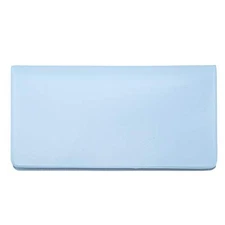 Baby Blue Vinyl Checkbook Cover, Top Tear Personal Vinyl Checkbook Cover 
