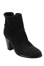 Rag Bone Womens Side Zip Block Heel Ankle Booties Dark Gray Suede Size 38