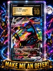 UMBREON RARE HOLO FULL ART HOLO REFRACTOR FOIL GRADED POKEMON CARD CGC 10 GOLD