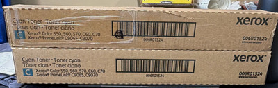 Xerox Genuine 006R01524 Cyan Laser Toner for Color 550/560/570 C60/C70