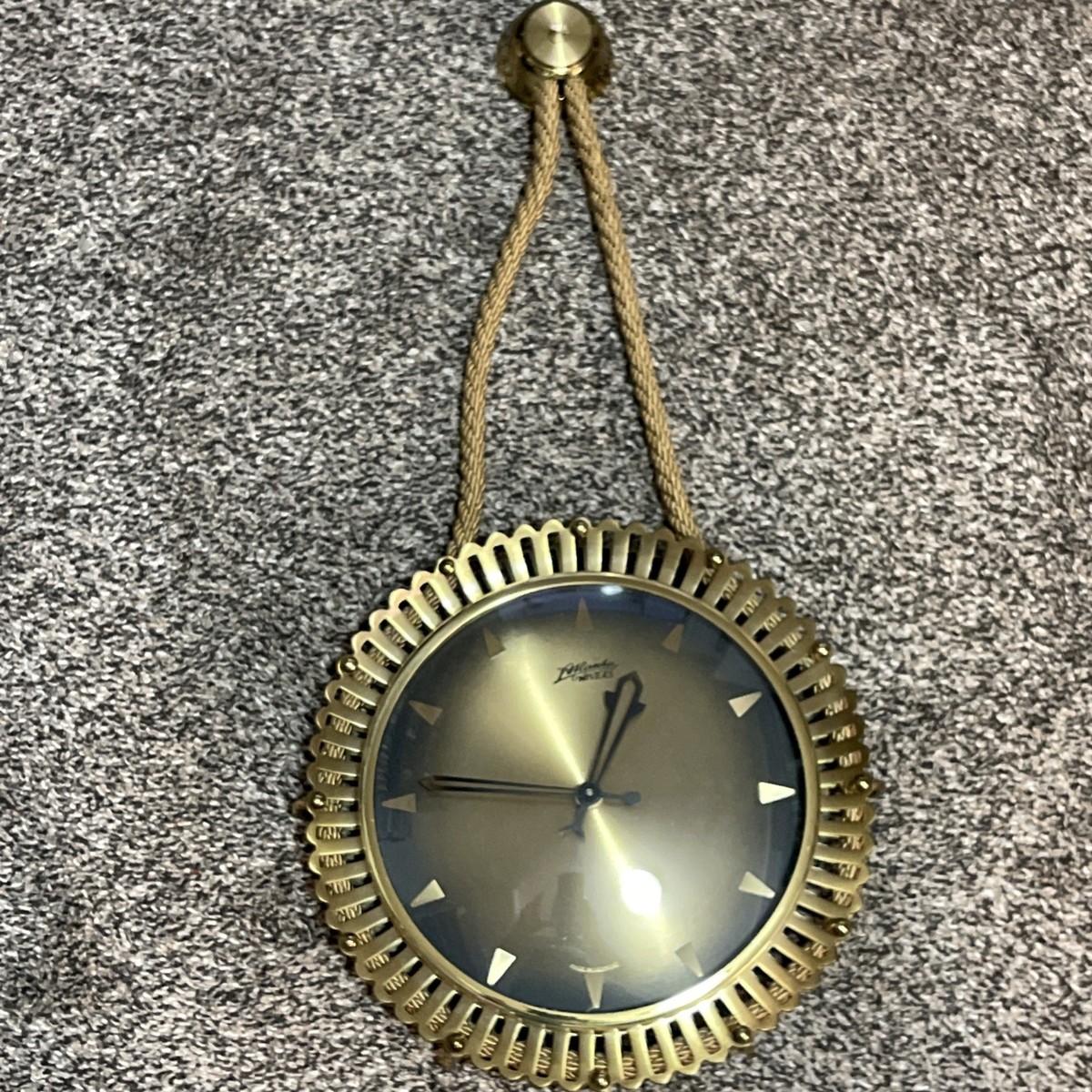 Art Deco Atlanta Univers 7 Jewels Western Germany Wall Clock Works