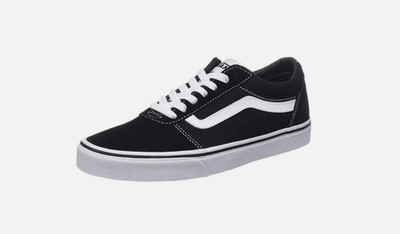 Vans Ward Suede Canvas Black White