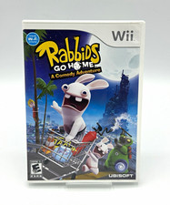 Ubisoft Rabbids Go Home: A Comedy Adventure (Nintendo Wii) Disc Case Manual E10+
