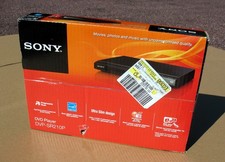 Sony Progressive Scan CD and DVD Player Brand New in Black  DVP-SR210P