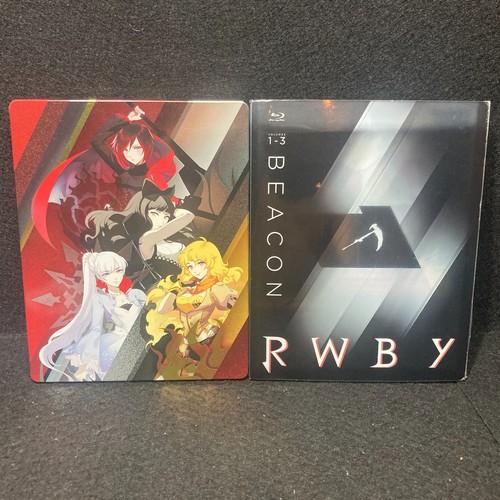 RWBY Vol. 1-3 Beacon Blu-ray  Limited Edition STEELBOOK with Sleeve from Japan - Bild 1 von 7