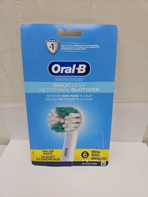 Oral-B Daily Clean Electric Toothbrush Replacement Brush Heads Refill, 4 Count