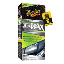 Meguiars 3-in-1 Wax Advanced Cleaner Wax That 16 Fl Oz Pack Of 1 Black Meguiars 3-in-1 Wax Advanced Cleaner Wax That 16 Fl Oz Pack Of 1 Black