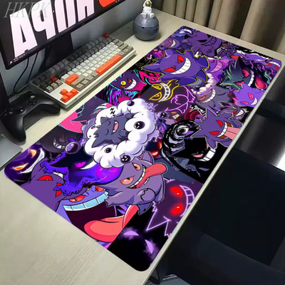 Gaming Mauspad Gengar 60x30 - Erweitertes Mousepad Pokémon Desk Mat Neon XXL