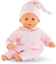 Corolle Bébé Calin Charming Pastel - 12" Soft Baby Doll with Vanilla Scent, Pink