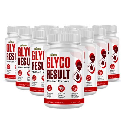 Glyco Result- Blood Sugar Support- 10 Bottles- 600 Capsules