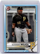 2021 Bowman Draft Sky Blue Alexander Mojica RC /499 Pittsburgh Pirates #BD-75