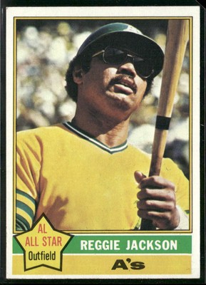 1976 Topps #500 Reggie Jackson EX/EX-MT