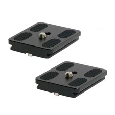 2 Pack 50mm Quick Release Plate Fits Arca-Swiss for Camera Tripod Ballhead