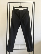 Prada Milano Black Dress Pants Mens IT 44 28x25 Slim Tailored Wool