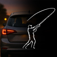 Auto Aufkleber | Angler | Angel Sport |  Versch. Farben / Gr&ouml;&szlig;en | Sticker 567