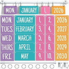 Colorful Flip Calendar Bulletin Board Rainbow Flip Calendar for Classroom Dec...