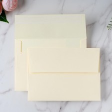 Cream A7 Envelopes 5x7 Inch For Wedding Invitation Greeting Cards 50 PCS