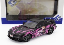 Solido 1/18 Mazda RX-7 (FD3RS) Works Itasha Club Coupe 1999 Black Fucsia 1810605